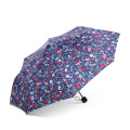 Paraguas plegable personalizado resistente a prueba de viento fuerte con el logotipo